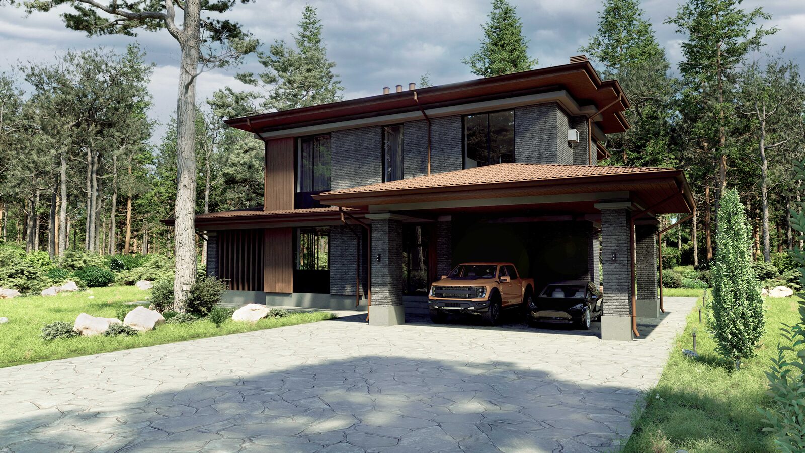 Проект Яндра, 339 м²